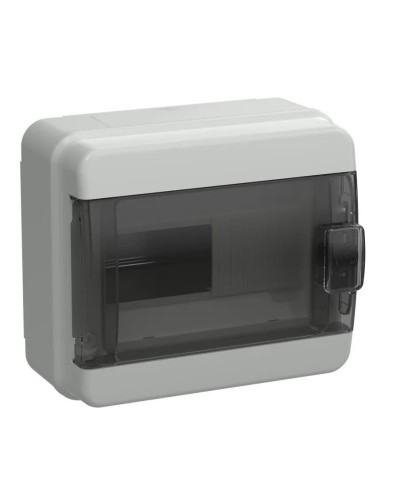 Корпус пластиковый КМПн-8 IP65 TEKFOR (TF5-KP72-N-08-65-K03-K02). Корпус модульный пластиковый черная прозрачная дверь. IEK в Рязани
