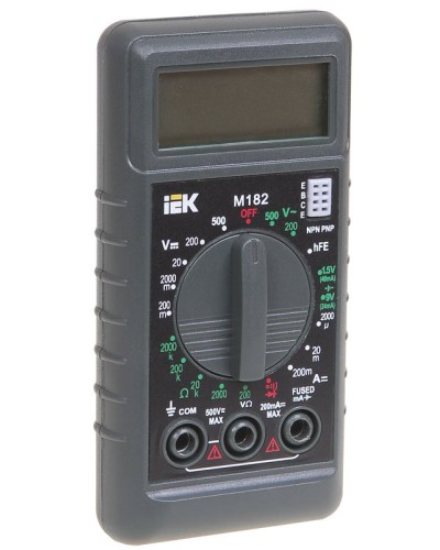 Мультиметр цифровой Compact M182 (TMD-1S-182). Мультиметр цифровой. IEK в Рязани