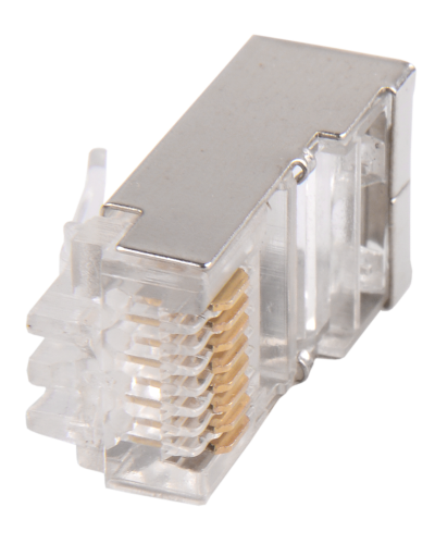 GENERICA Разъём RJ-45 FTP для кабеля кат. 5Е (20 шт) (CS3-1C5EF-G). Разъем RJ-45. IEK в Рязани