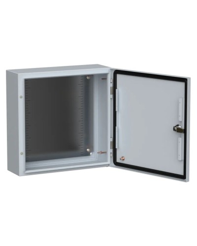 ЩМП-40.40.15 УХЛ1 IP66 400х400х150 TITAN 5 (TI5-10-N-040-040-015-66). Шкаф металлический с монтажной платой. IEK в Рязани