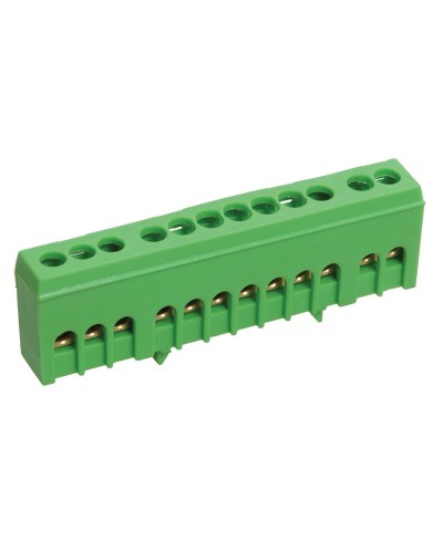 Шина PE земля ШНИ-6х9-10-К-З (YNN10-69-10KD-K06). Шина в корпусном изоляторе на DIN-рейку. IEK в Рязани