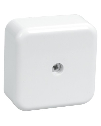 Коробка распаячная КМ41206-01 50х50х20 открытой проводки (4 клеммы 3 мм²) белая (UKO10-050-050-020-K01). Коробка распаячная безгалогенная (HF). IEK в Рязани