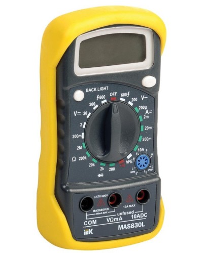 Мультиметр цифровой Master MAS830L (TMD-3L-830). Мультиметр цифровой. IEK в Рязани