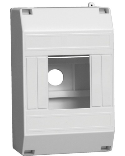Корпус пластиковый КМПн 1/4 IP20 белый (MKP31-N-04-30-135). Щиток модульный без дверцы, настенный. IEK в Рязани
