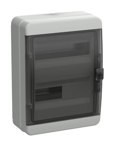 Корпус пластиковый КМПн-24 IP65 TEKFOR (TF5-KP72-N-24-65-K03-K02). Корпус модульный пластиковый черная прозрачная дверь. IEK в Рязани