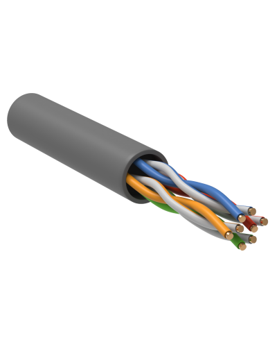 GENERICA U/UTP кат.5E 24AWG 4 пары LSZH серый (BC1-C5E04-121-305-R-G). Кабель «витая пара» (LAN) для структурированных систем связи. IEK в Рязани