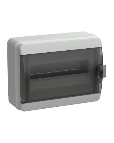 Корпус пластиковый КМПн-12 IP65 TEKFOR (TF5-KP72-N-12-65-K03-K02). Корпус модульный пластиковый черная прозрачная дверь. IEK в Рязани