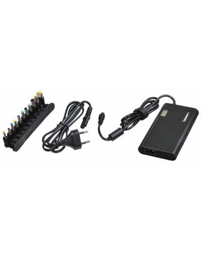 Блок питания Ippon SD90U автоматический 90W 15V-19.5V 11-connectors 4.5A 1xUSB 2.1A, LCD индикатор (705053). Блок питания. Ippon в Рязани
