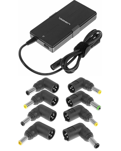 Блок питания Ippon S65U автоматический 65W 15V-19.5V 11-connectors 3.5A 1xUSB 2.1A, LED индикатор (651781). Блок питания. Ippon в Рязани