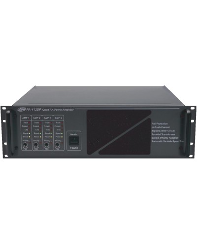 PA-412DP. Усилитель мощности 4-х канальный 4х120 Вт, 100 В. JDM в Рязани