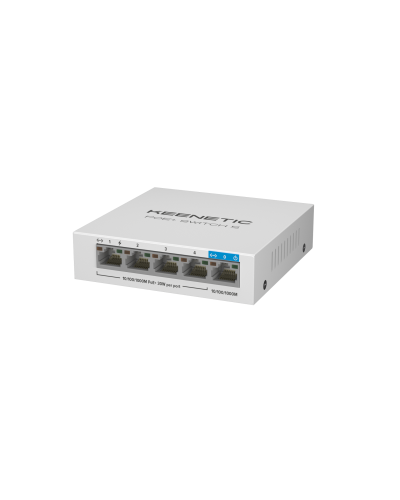 Keenetic KN-4610 (L2) 5х1Гбит/с 4PoE+ 60W. Коммутатор с PoE. KEENETIC в Рязани