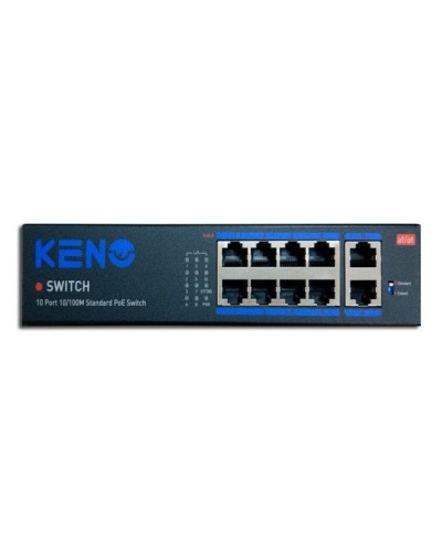 KN-SW802POE+. Коммутатор с питанием по PoE. KENO в Рязани