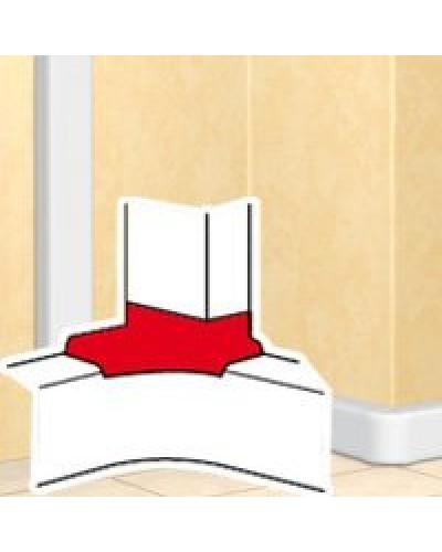 Отвод угловой для короба DLP 35х80/105, 50х80/150 (010763): Отвод угловой в Рязани