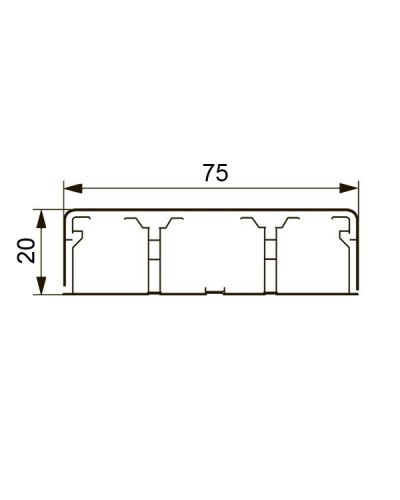 Короб DLPlus 75х20 (030033): Кабель-канал в Рязани