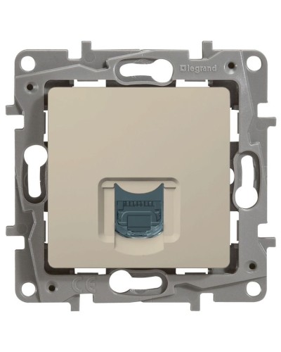 Розетка 5e, UTP, 1хRJ45, ETIKA, слоновая кость (672341). Розетка. LegranD в Рязани