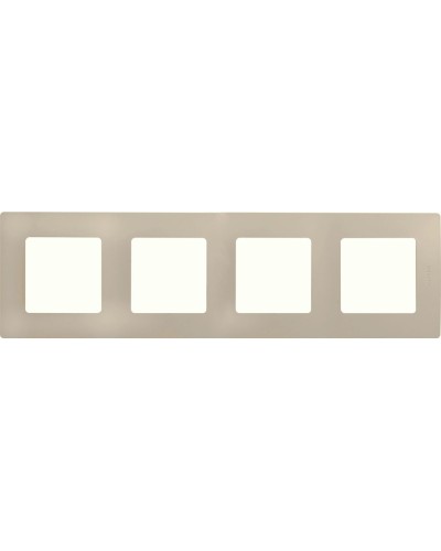 Рамка 4 поста ETIKA, слоновая кость (672514). Рамка. LegranD в Рязани
