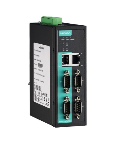 NPort IA5450A. 4-портовый усовершенствованный преобразователь. MOXA в Рязани