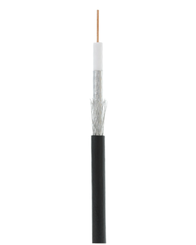 RG-6 CCS, Out, PE (UEC-C2-32123B-BK-3). Кабель коаксиальный омедненный. NETLAN в Рязани
