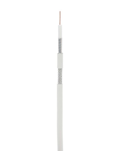 RG-6 CCS, In, PVC (EC-C2-32123A-WT-3). Кабель коаксиальный омедненный. NETLAN в Рязани