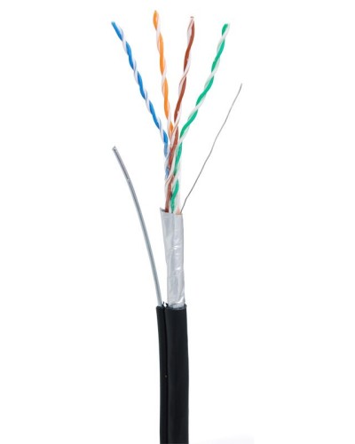 F/UTP 4pair, Cat5e, Out, Sw (EC-UF004-5E-PE-SW-BK). Кабель «витая пара» (LAN) для структурированных систем связи. NETLAN в Рязани