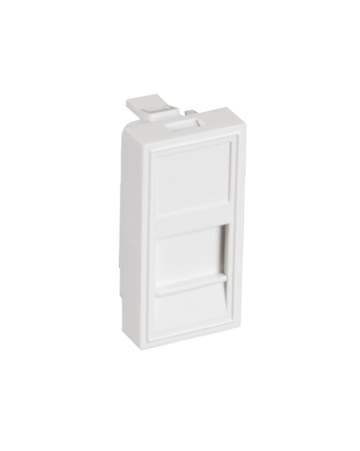 EC-IMH-1-WT-10 (10шт). Вставка 45x45 (Mosaic) для 1 модуля Keystone Jack. NETLAN в Рязани