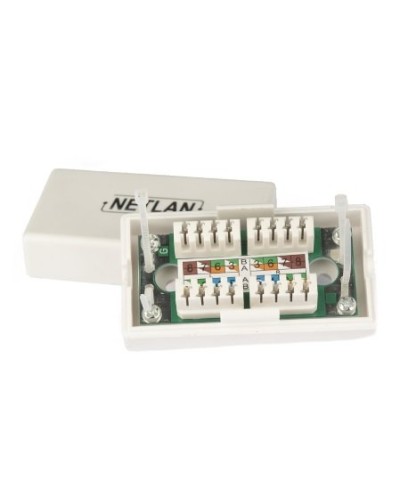 EC-UCB-IDC-UD2-WT-10 (10 шт). Проходной соединитель. NETLAN в Рязани
