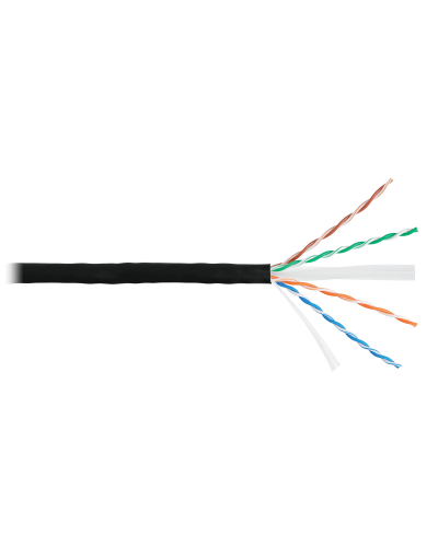 U/UTP 4pair, Cat6a, Solid, In/Out, нг(А)-HF (NMC 4155C-BK). Кабель «витая пара» (LAN) для структурированных систем связи. NIKOMAX в Рязани