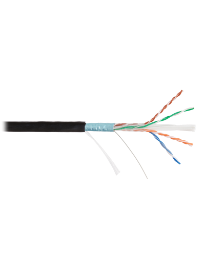 F/UTP 4pair, Cat6, Solid, Out, PVC (NMC 4240B-BK). Кабель «витая пара» (LAN) для структурированных систем связи. NIKOMAX в Рязани