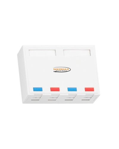 NMC-MB4P-ST-WT. Корпус настенной розетки. NIKOMAX в Рязани