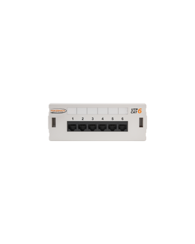 NMC-WP06UE2-GY. Патч-панель настенная 6 портов, Кат.6. NIKOMAX в Рязани