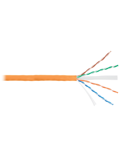 U/UTP 4pair, Cat6, Solid, In, нг(А)-HF (NMC 4140C-OR). Кабель «витая пара» (LAN) для структурированных систем связи. NIKOMAX в Рязани