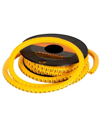 NMC-CMR-3-YL-500 (500шт). Маркер кабельный. NIKOMAX в Рязани