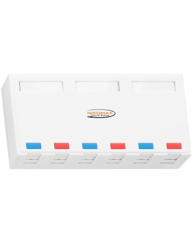 NMC-MB6P-ST-WT. Корпус настенной розетки. NIKOMAX в Рязани
