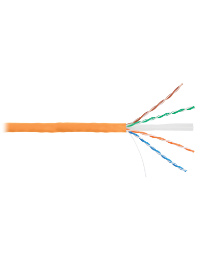 U/UTP 4pair, Cat6a, Solid, In, нг(А)-HF (NMC 9155C-OR). Кабель «витая пара» (LAN) для структурированных систем связи. NIKOMAX в Рязани