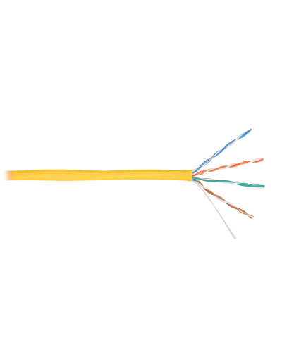 U/UTP 4pair, Cat5e, Solid, In, PVC (NMC 4100A-YL). Кабель «витая пара» (LAN) для структурированных систем связи. NIKOMAX в Рязани