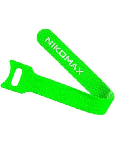 NMC-CTV240-16-SB-GN-10 (10шт). Стяжка-липучка с мягкой пряжкой. NIKOMAX в Рязани