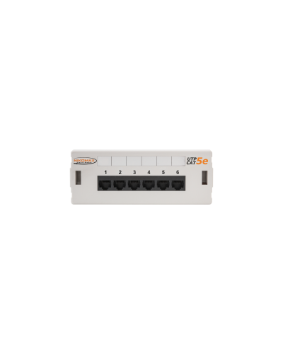 NMC-WP06UD2-GY. Патч-панель настенная 6 портов, Кат.5е. NIKOMAX в Рязани