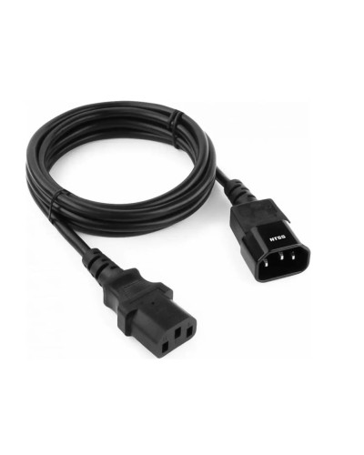 NTSS-PC13142 C13-С14 проводник.:3х0.75мм2 1.8м 220/250В 10А черный. Кабель питания. NTSS в Рязани