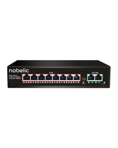 NBLS-1008P. Коммутатор неуправляемый 8-портовый. Nobelic в Рязани