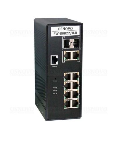 SW-80822/ILR. Коммутатор 10-портовый Gigabit Ethernet с PoE. OSNOVO в Рязани