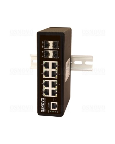 SW-70804/IL. Промышленный коммутатор Gigabit Ethernet на 12 портов. OSNOVO в Рязани