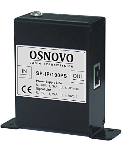 SP-IP/100PS. Устройство грозозащиты цепей Ethernet. OSNOVO в Рязани