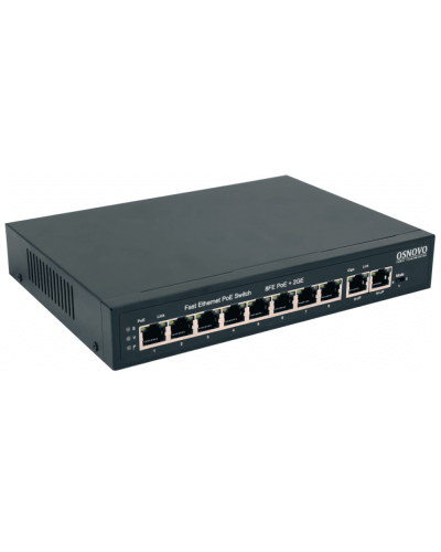 SW-20820(120W). Коммутатор 10-портовый  Gigabit Ethernet с PoE. OSNOVO в Рязани