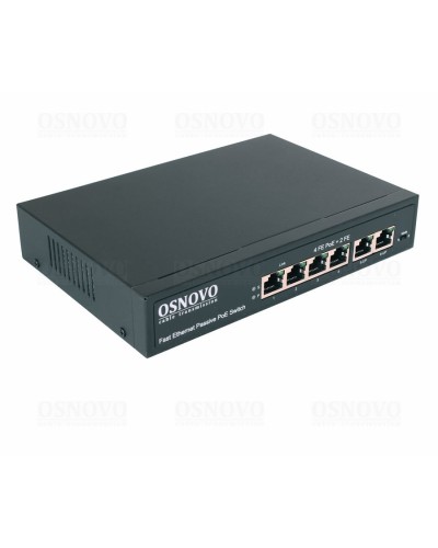 SW-20600/A(80W). Коммутатор Fast Ethernet на 6 портов. OSNOVO в Рязани