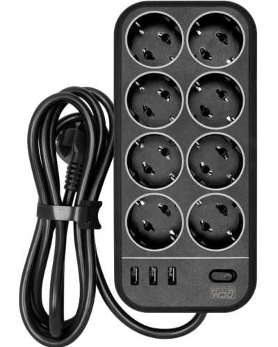 SP-08 USB03AB 1,8 M. Сетевой фильтр. POWERCOM в Рязани