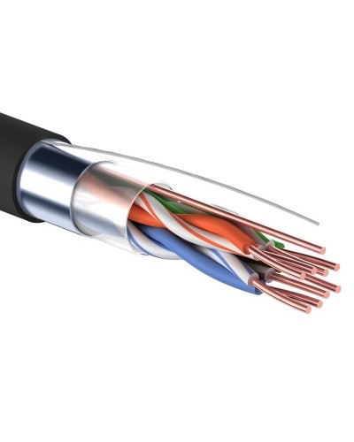 F/UTP 4PR 24AWG, CAT5e. OUTDOOR, 305м. PROconnect (01-0154). Кабель «витая пара» (LAN) для структурированных систем связи. PROCONNECT в Рязани