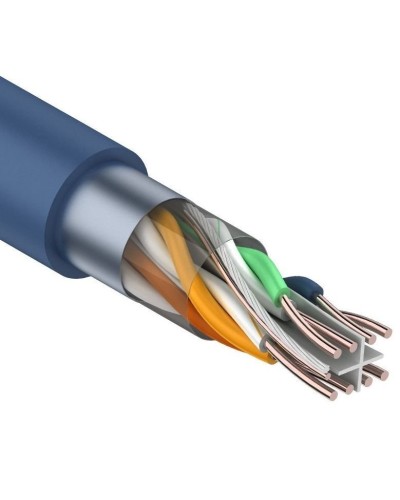 F/UTP, CAT 6, PVC, 4PR, 23AWG, омедненный INDOOR, SOLID, серый, 305м, PROconnect (01-0147-3). Кабель «витая пара» (LAN) для структурированных систем связи. PROCONNECT в Рязани