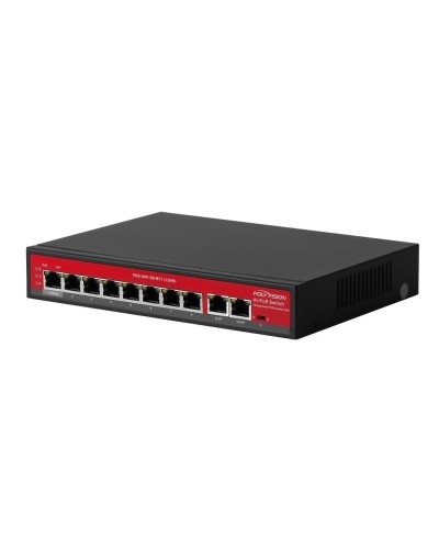 PND-08P-2M-BT1 (120W). Коммутатор AI 10-портовый с функцией PoE. Polyvision в Рязани