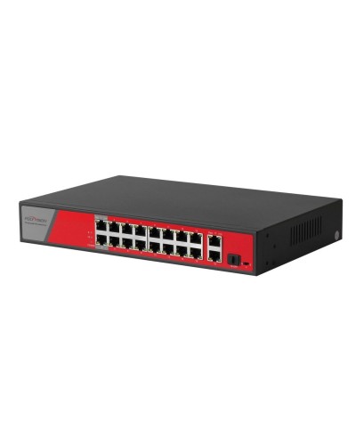 PND-16P-2G1F-BT2 (300W). Коммутатор гибридный 16+2+1 с PoE. Polyvision в Рязани