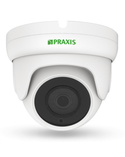 PE-7141IP 2.8. Видеокамера IP купольная. Praxis в Рязани